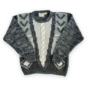 vintage Hand Knit Saddlebred Chunky Sweater